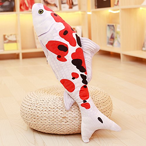 AOQILN Simulation Koi Fisch Plüschtiere kreative Karpfenfisch Kissen gefüllte Goldfische Puppe Zimmer Sofa Dekor für Mädchen/Paare Geschenk 90cm Stil-F AOQILN Simulation Koi Fisch Plüschtiere kreative Karpfenfisch Kissen gefüllte Goldfische Puppe Zimmer Sofa Dekor für Mädchen/Paare Geschenk 90cm Stil-F von AOQILN