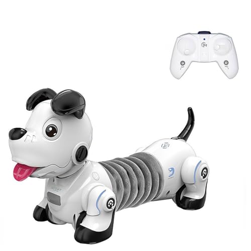 AOSAIXIS Interaktiver Roboter Hund Spielzeug Roboter Hunde Musik Intelligenter Spielzeug Elektronischer Haustierhund Stunt Hunde Roboter Dachshund Dancing Roboter von AOSAIXIS