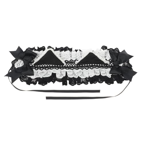 AOSAIXIS Punk Katzen Ohrspitzenstirnband Mit Nicht Schlauer Clip Für Halloween Party Maid Hairhoop Rollenspiele Musikfestival Requisiten Kopfbedeckung AOSAIXIS Punk Katzen Ohrspitzenstirnband Mit Nicht Schlauer Clip Für Halloween Party Maid Hairhoop Rollenspiele Musikfestival Requisiten Kopfbedeckung von AOSAIXIS