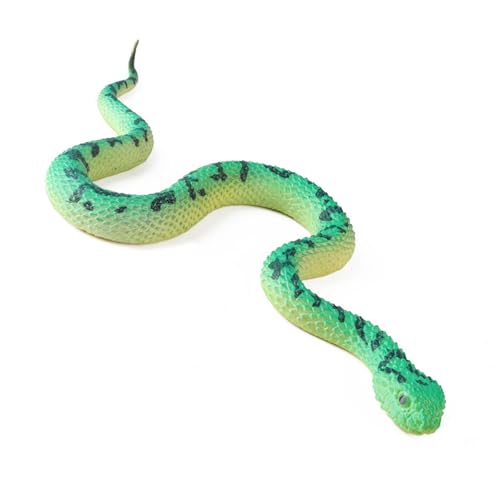 AOSAIXIS Realistische Schlangenfigur Wie Schlange Gummi Schlange Figur Spielzeug Für Gartendekoration Und Vogelschaden Streichstoffe Schlangenfiguren von AOSAIXIS