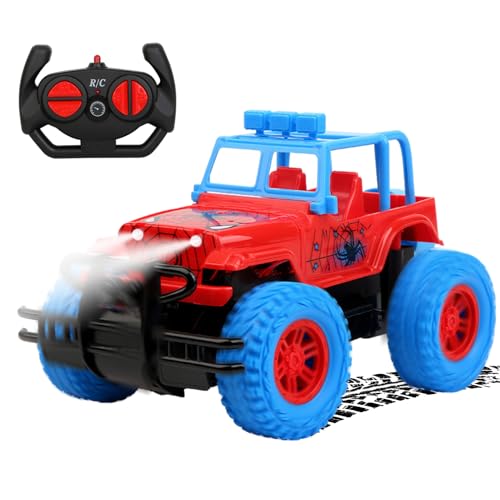 AOUGO Remote Control Car Toys, RC Car for Kids Off Road Toy, Suitable for Boys and Girls 2.4GHz RC All Terrain Adventure SUV Truck with LED Lights, Remote Control Cars for Kids Age 3 AOUGO Remote Control Car Toys, RC Car for Kids Off Road Toy, Suitable for Boys and Girls 2.4GHz RC All Terrain Adventure SUV Truck with LED Lights, Remote Control Cars for Kids Age 3 von AOUGO