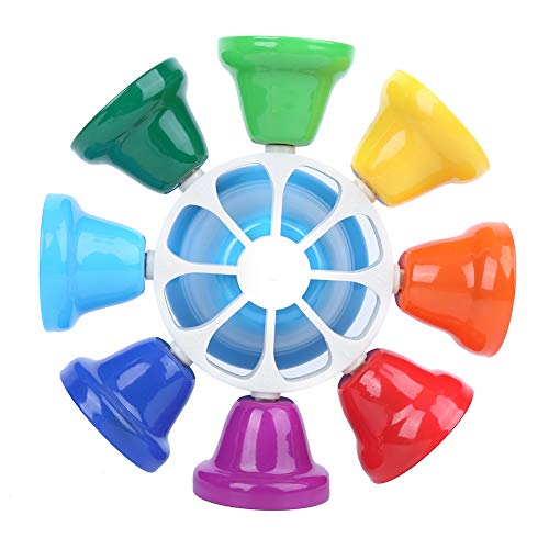 8 Ton Handglocken Regenbogenfarbe Kinder Musical Tamburin Spielzeuginstrument Accessoires für Kinder Musikausbildung 8 Ton Handglocken Regenbogenfarbe Kinder Musical Tamburin Spielzeuginstrument Accessoires für Kinder Musikausbildung von AOWINHIT