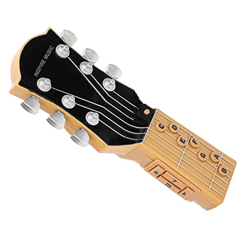 AOWINHIT Luftgitarrenspielzeug für Kinder mit 7 Akkorden, Musikinstrument, Infrarot-Induktion, tragbares Lernspielzeug, für Kinder (schwarz) von AOWINHIT