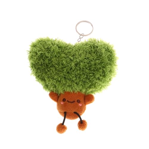 AOYEAH Niedlicher Plüsch-Herz-Baum-Anhänger, Capibala Weiche abnehmbare Dehnbare Puppe, Mädchen Schlüssel Bund Geschenk von AOYEAH
