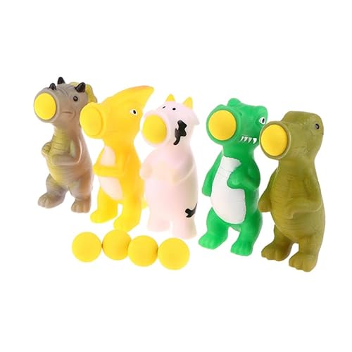 Dinosaurier Thema Marmor Squeeze Ball Shooting Spielzeug, Stress-Relief-Spielzeug für Kinder und Erwachsene von AOYEAH