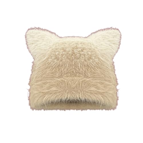 AOYUDJ Übergroßer Kätzchenhut mit Ohren, bunte Skimütze, pelzige Ohren, Cartoon-Foto-Requisiten, Outdoor-Kopfwickel für Halloween AOYUDJ Übergroßer Kätzchenhut mit Ohren, bunte Skimütze, pelzige Ohren, Cartoon-Foto-Requisiten, Outdoor-Kopfwickel für Halloween von AOYUDJ