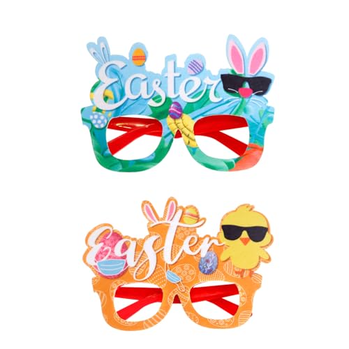 Brillenrahmen mit Ostermotiv für Ostern, Feiern, Partyzubehör, geeignet für Kinder und Erwachsene Brillenrahmen mit Ostermotiv für Ostern, Feiern, Partyzubehör, geeignet für Kinder und Erwachsene von AOYUDJ