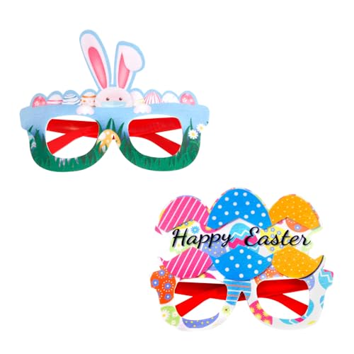 Brillenrahmen mit Ostermotiv für Ostern, Feiern, Partyzubehör, geeignet für Kinder und Erwachsene Brillenrahmen mit Ostermotiv für Ostern, Feiern, Partyzubehör, geeignet für Kinder und Erwachsene von AOYUDJ
