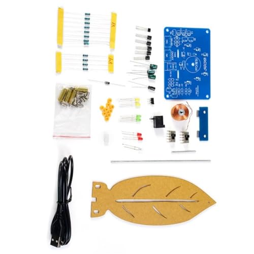 Elektromagnetische Schwing-Lötprojekt-Kits, Blattform, Pendel, Nadel mit LED-Licht für MINT-Bildung und Dekorationen Elektromagnetische Schwing-Lötprojekt-Kits, Blattform, Pendel, Nadel mit LED-Licht für MINT-Bildung und Dekorationen von AOYUDJ