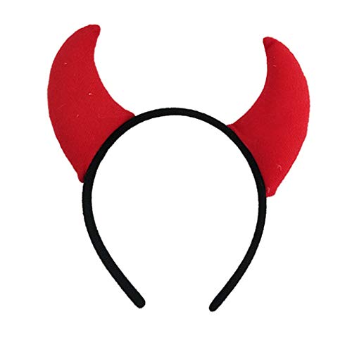Lustige Teufelsohren Stirnband Hörner Ohr Kinder Stirnbänder Halloween Party Erwachsene von AOYUDJ