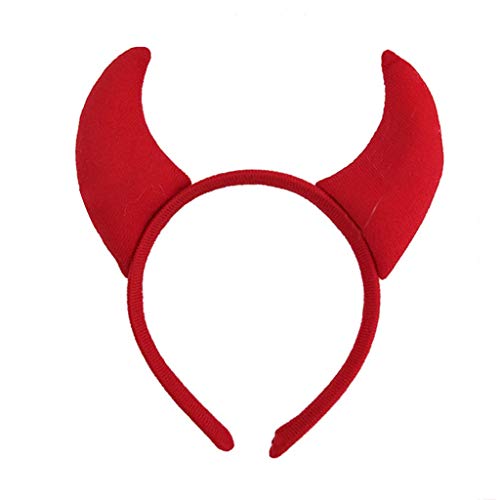 Lustige Teufelsohren Stirnband Hörner Ohr Kinder Stirnbänder Halloween Party Erwachsene von AOYUDJ