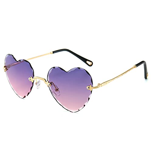 Randlose herzförmige Brille für Junggesellinnenabschiede für Damen Randlose herzförmige Brille für Junggesellinnenabschiede für Damen von AOYUDJ