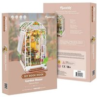FiguredArt M2313 - DIY Book Nook, Garden House, Gewächshaus mit Blumen, Puzzle, 55 Teile, Miniatur-Diorama FiguredArt M2313 - DIY Book Nook, Garden House, Gewächshaus mit Blumen, Puzzle, 55 Teile, Miniatur-Diorama von AP COMMERCE