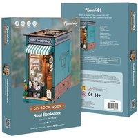 FiguredArt M2314 - DIY Book Nook, Soul Bookstore, Bücherei der Seele, Puzzle, 62 Teile, Miniatur-Diorama FiguredArt M2314 - DIY Book Nook, Soul Bookstore, Bücherei der Seele, Puzzle, 62 Teile, Miniatur-Diorama von AP COMMERCE