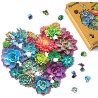 FiguredArt WP-FA1019 - Holzpuzzle Erwachsene - Saftiges Herz, 200 Teile, 29x27,8 cm von AP COMMERCE