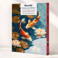 Geschenkset Malen nach Zahlen - Vintage-Koi-Karpfen und Blumen Geschenkset Malen nach Zahlen - Vintage-Koi-Karpfen und Blumen von AP Commerce