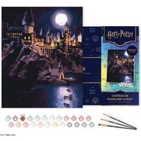 Malen nach Zahlen Harry Potter - Hogwarts-Schloss bei Nacht Auf Keilrahmen gespannt Malen nach Zahlen Harry Potter - Hogwarts-Schloss bei Nacht Auf Keilrahmen gespannt von AP Commerce