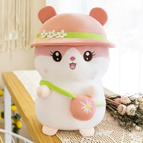 APANSHJY 25-40cm Kawaii Hamster Plüsch Spielzeug Stofftier Maus Puppe for Baby Kinder Huggable Kissen for Mädchen(Color:Pink,Size:65cm) von APANSHJY