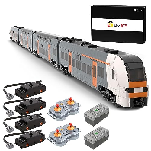 APAP Technik Bahn Bausteine Satz, 6breit Dynamisch Rhein-Ruhr-Express Bausteine Modell Kit kompatibel mit Lego Technik (2917PCS) von APAP