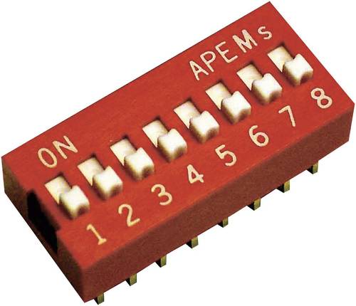 APEM NDP-04-V NDP-04-V DIP-Schalter Polzahl (num) 4 Piano-Type von APEM