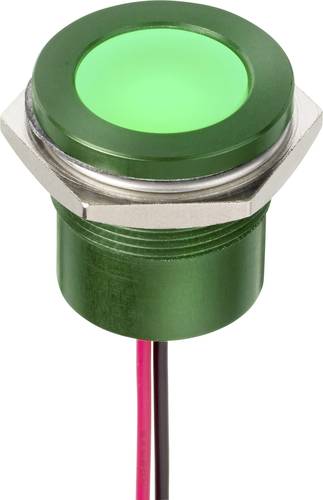 APEM Q22F5AGXXSG220E LED-Signalleuchte Grün eben 230 V/AC 9.0V 980 mcd von APEM