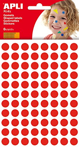 APLI Gummibeutel, rund, 10 mm, Rot, 6 Blatt APLI Gummibeutel, rund, 10 mm, Rot, 6 Blatt von APLI Kids