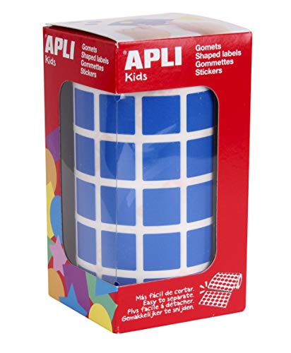APLI KIDS 12476 Klebeband, quadratisch, 15 mm, Farbe: Blau von APLI Kids