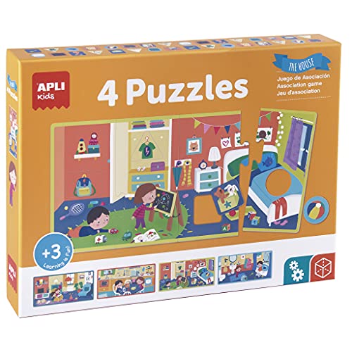 APLI Kids 17894 17894-Verein Puzzle La Casa von APLI Kids