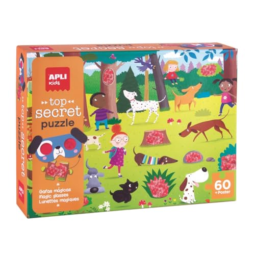 Apli Europe 19219 Chiens Geheimes Puzzle von APLI Kids