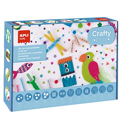 APLI Kids 19258 - CRAFTY BOX, verschiedene Materialien für Kinder von APLI Kids