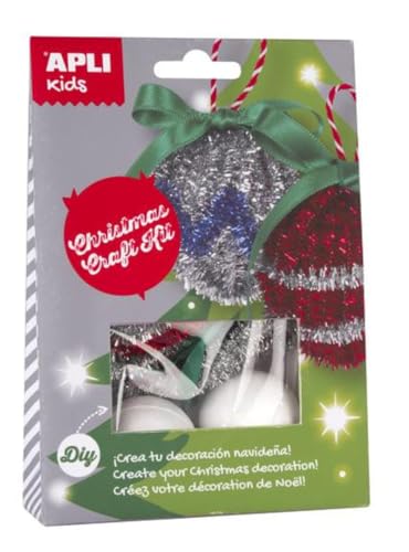APLI apli14349 Weihnachten Kugeln Foam Craft Kit von APLI Kids