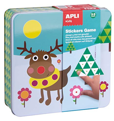 Apli Apli13950 Ice World Spiel mit geformtem Etikett in Blechdose von APLI Kids