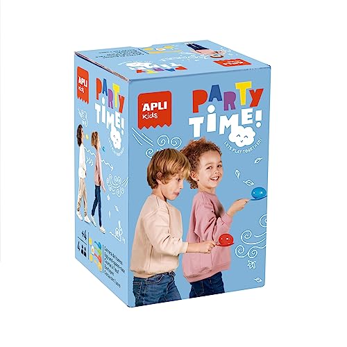 APLI 19560 Eier und Löffel Set, Grün, Gelb, Blau, Rot von APLI Kids