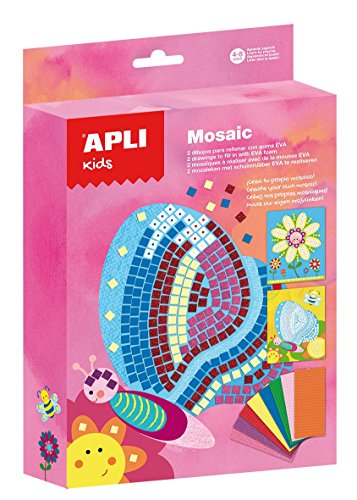APLI apli13913 Spring Eva-Schaum Mosaik Kit (2-teilig), Geel,Groen von APLI