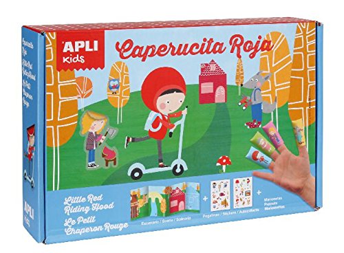 APLI apli14112 Scenario Magic Red Riding Hood Aufkleber Spiel mit Form Label von APLI