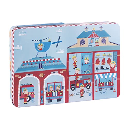 Apli Europe 19014 Pompier 24-teiliges Puzzle, Bright Rot von APLI Kids