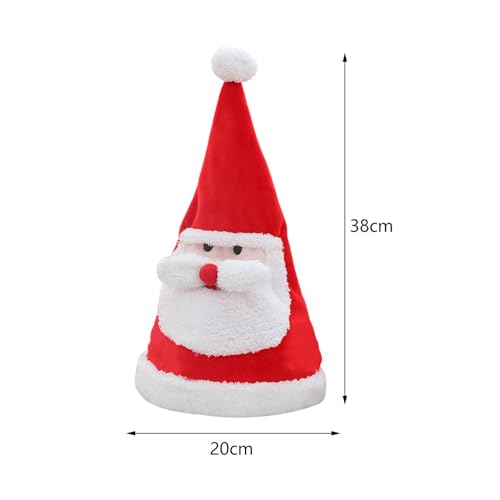 APLVFFZH 2x Weihnachtsmütze, Weihnachtskostüm, Kopfbedeckung, Weihnachtsmütze, Weihnachtsmütze für Neujahr, Festlich APLVFFZH 2x Weihnachtsmütze, Weihnachtskostüm, Kopfbedeckung, Weihnachtsmütze, Weihnachtsmütze für Neujahr, Festlich von APLVFFZH