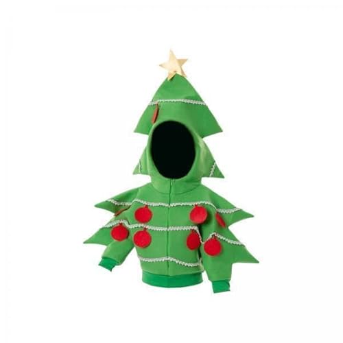 APLVFFZH 2xKinder Weihnachtsbaum Kostüm Cosplay Kostüm Foto Requisite Kostüm Langarm Kapuzenkleid Weihnachtsjacke für Festival APLVFFZH 2xKinder Weihnachtsbaum Kostüm Cosplay Kostüm Foto Requisite Kostüm Langarm Kapuzenkleid Weihnachtsjacke für Festival von APLVFFZH