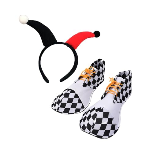 APLVFFZH Clown-Schuhe für Erwachsene, Kostüm, Schuhe, Outfit, Cosplay, lustige Requisiten für Karneval, Halloween von APLVFFZH