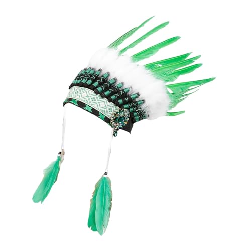 APLVFFZH Federkopfschmuck Kostümzubehör für Fasching, Bühnenauftritt, Karneval APLVFFZH Federkopfschmuck Kostümzubehör für Fasching, Bühnenauftritt, Karneval von APLVFFZH