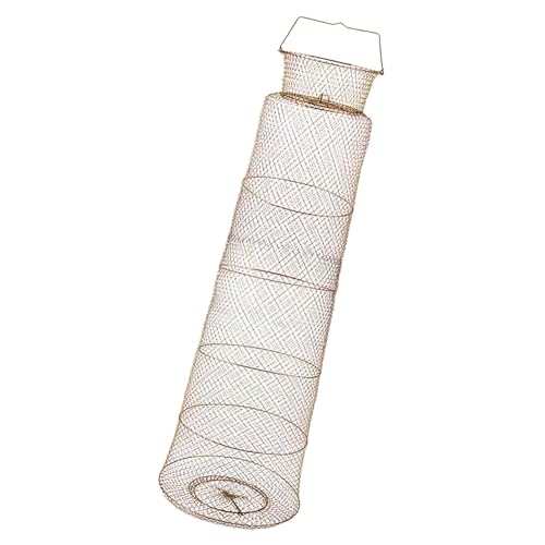 APLVFFZH Fischkorb aus Draht, Angeln Netz Käfig, Faltbarer Aufbewahrungskorb, 40 cm x 1.57 m APLVFFZH Fischkorb aus Draht, Angeln Netz Käfig, Faltbarer Aufbewahrungskorb, 40 cm x 1.57 m von APLVFFZH