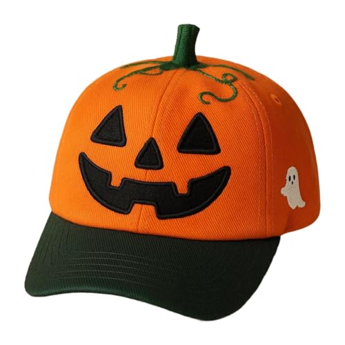 APLVFFZH Halloween Kürbisgesicht Baseballmütze Süße Kürbiskappe für Casual Party Cosplay APLVFFZH Halloween Kürbisgesicht Baseballmütze Süße Kürbiskappe für Casual Party Cosplay von APLVFFZH