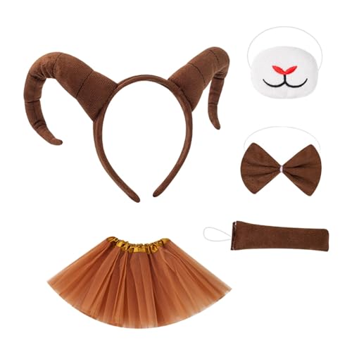 APLVFFZH Hörner Stirnband Festliche Prop Haar Hoop für Geburtstag Maskerade Weihnachten Party, Braun APLVFFZH Hörner Stirnband Festliche Prop Haar Hoop für Geburtstag Maskerade Weihnachten Party, Braun von APLVFFZH