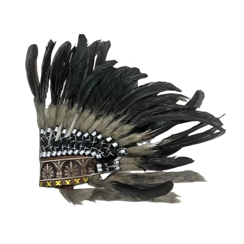 APLVFFZH Indischer Federkopfschmuck, Foto-Requisiten, Kopfbedeckung für Performance, Cosplay, Tanz, B APLVFFZH Indischer Federkopfschmuck, Foto-Requisiten, Kopfbedeckung für Performance, Cosplay, Tanz, B von APLVFFZH