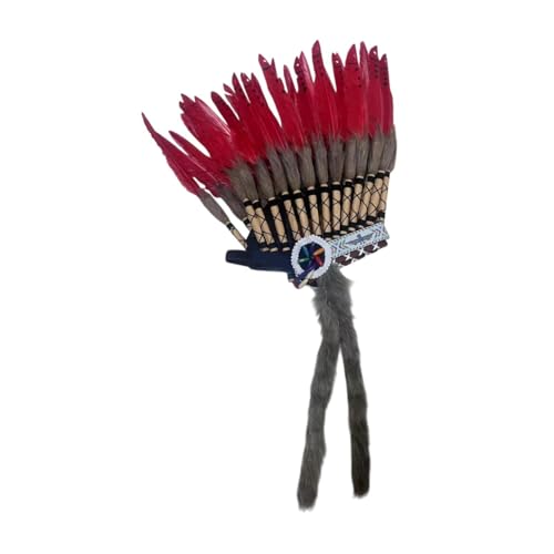 APLVFFZH Künstliche Federkopfschmuck Chief Indian Hut für Halloween -Karneval, Style A APLVFFZH Künstliche Federkopfschmuck Chief Indian Hut für Halloween -Karneval, Style A von APLVFFZH