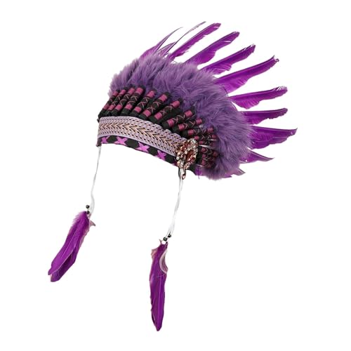APLVFFZH Künstlicher Federkopfschmuck, Stirnband für Cosplay, Kostüm, Herren Und Damen APLVFFZH Künstlicher Federkopfschmuck, Stirnband für Cosplay, Kostüm, Herren Und Damen von APLVFFZH