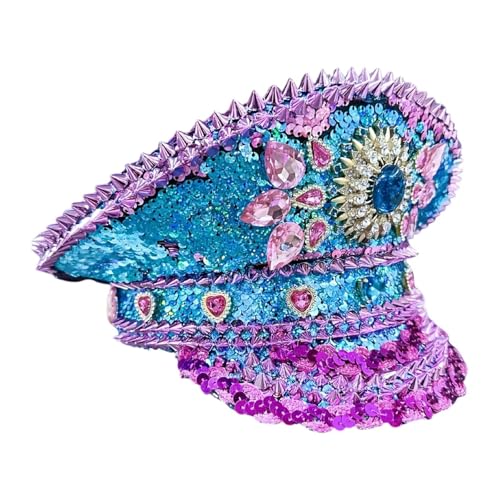 APLVFFZH Mardi Gras Hut Dress Up Strash Disco Hat für Rave -Partys APLVFFZH Mardi Gras Hut Dress Up Strash Disco Hat für Rave -Partys von APLVFFZH
