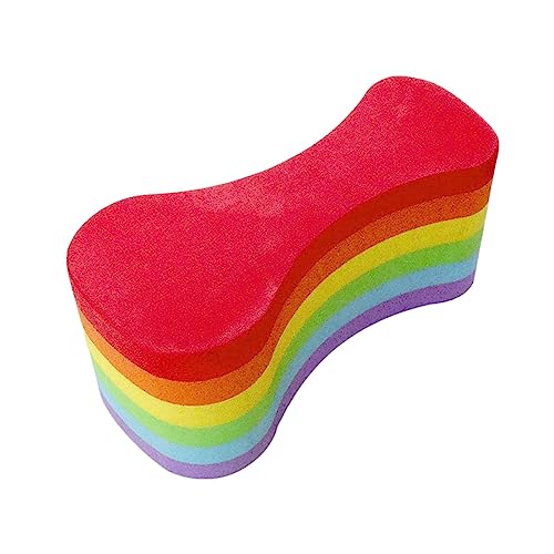 APLVFFZH Pull Buoy zur Unterstützung von Beinen und Hüften, Flotationseinheit für Junioren im Schwimmsport, Regenbogen von APLVFFZH