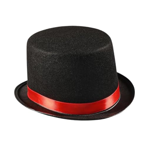 APLVFFZH Schwarzer Zylinder, Kostümzubehör, für Club, Hochzeit, Urlaub, Karneval APLVFFZH Schwarzer Zylinder, Kostümzubehör, für Club, Hochzeit, Urlaub, Karneval von APLVFFZH