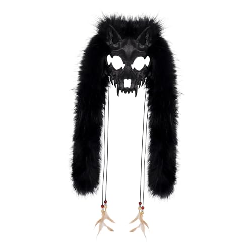 APLVFFZH Tier-Wolf-Maskenparty, Halloween, für Karnevals-Maskenball-Mottopartys von APLVFFZH
